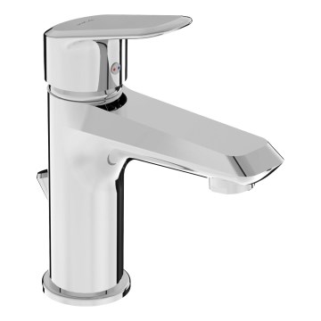 JIKA H3112E10041171 - Смесител за мивка с изпускател без преливник TALAS 17,4 см, лъскав хром