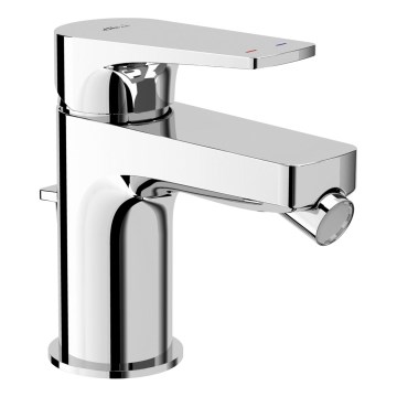 JIKA H3411X10041111 - Кран за биде + сифон без преливник CUBITO 12,8 см лъскав хром