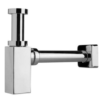 JIKA H3747300040001 - Правоъгълен сифон за мивка CUBITO с лъскав хром