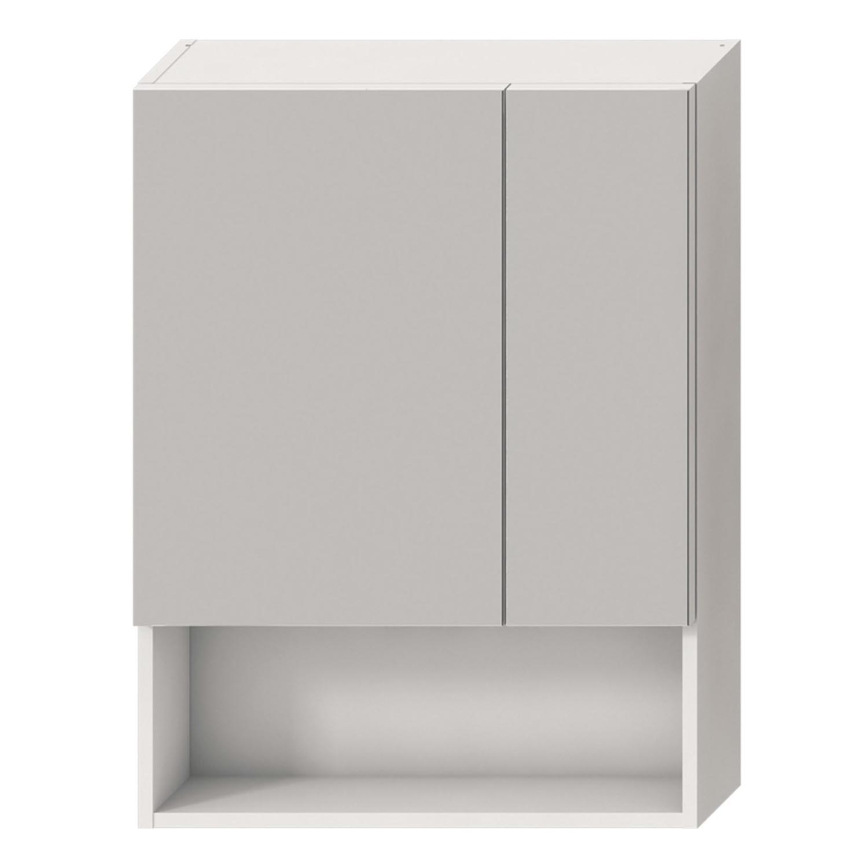 JIKA H4532410383041 - Огледален шкаф с рафт LYRA 80x60 см бял