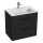 JIKA H4536021763521 - Баня шкаф с мивка CUBE 60,7x65 см, черен