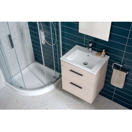 JIKA H4536021765141 - Шкаф за баня с мивка CUBE 60,7x65 см, ясен