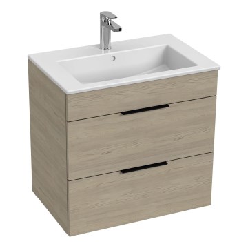 JIKA H4536021765141 - Шкаф за баня с мивка CUBE 60,7x65 см, ясен
