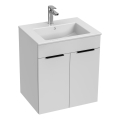 JIKA H4536111763001 - Баня шкаф с мивка CUBE 60,7x55 см бял