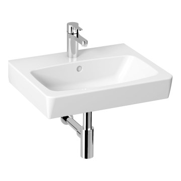 JIKA H8103810001041 - Стенна мивка LYRA 55x45 см керамика/бял