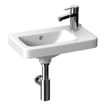 JIKA H8114240001061 - Стенна мивка CUBITO 45x25 см керамика/бял