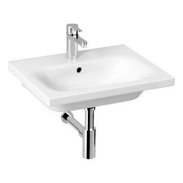 JIKA H8127120001041 - Стенна мивка MIO 55x45 см керамика/бял