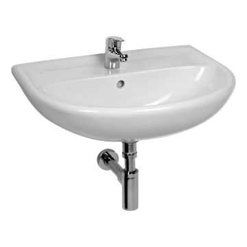 JIKA H8143810001041 - Стенна мивка LYRA 50x40,1 см керамика/бял