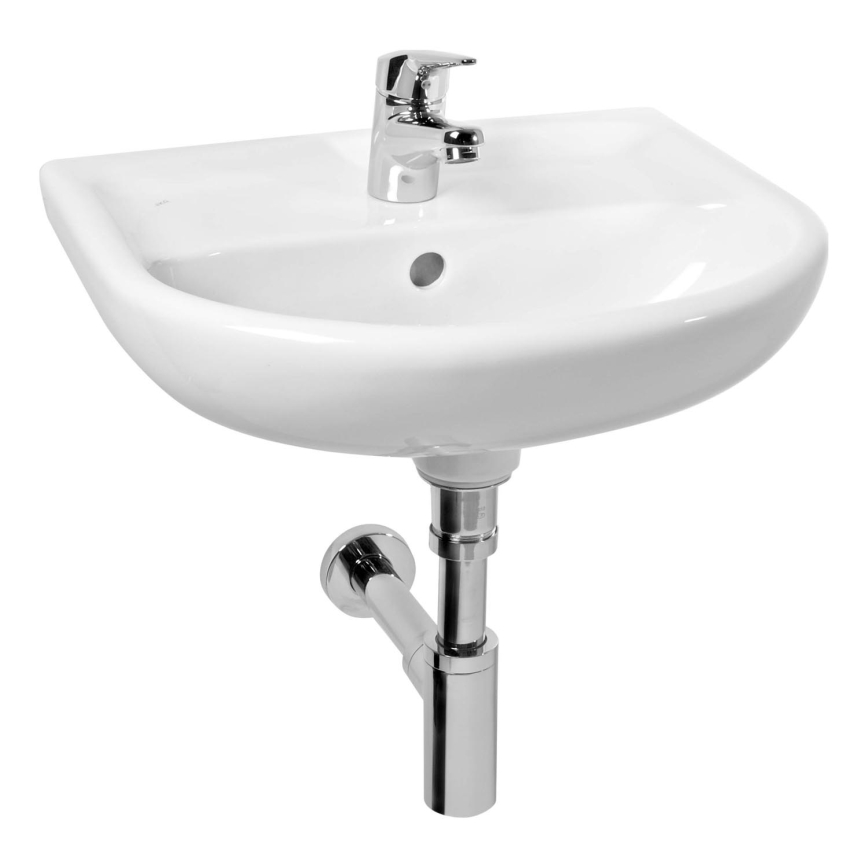 JIKA H8153820001041 - Стенна мивка LYRA 45x37 см керамика/бял