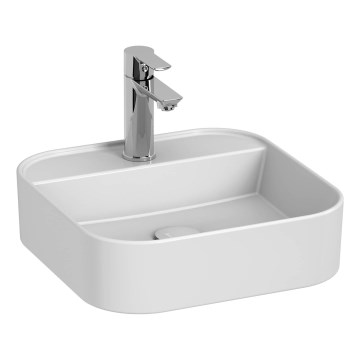 JIKA H8183610001111 - Басейн с плот ASTRA 40x40 см керамика/бял