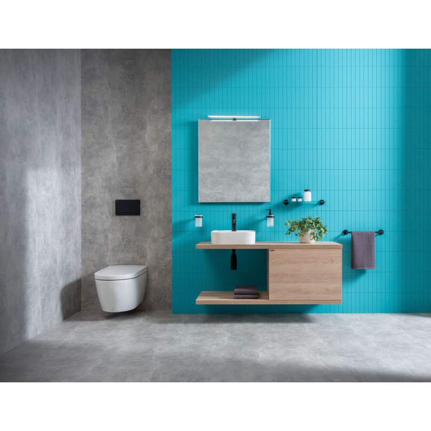 JIKA H8183610001111 - Басейн с плот ASTRA 40x40 см керамика/бял