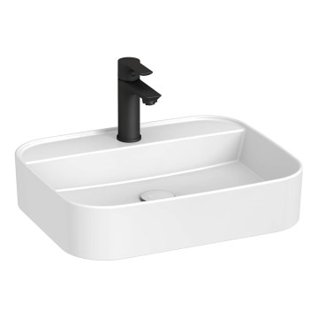 JIKA H8183620001111 - Басейн с плот ASTRA 50x40 см керамика/бял