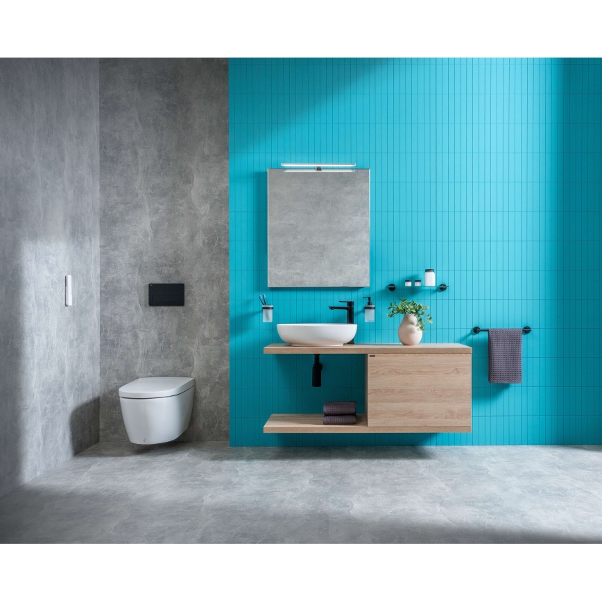 JIKA H8183640001121 - Басейн с плот ASTRA 52x40 см керамика/бял