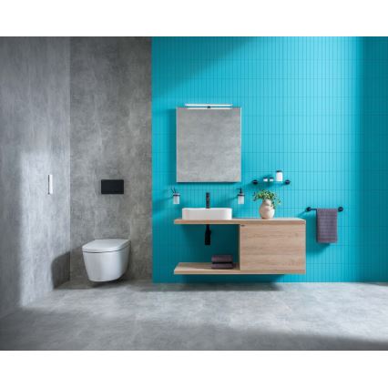 JIKA H8183660001121 - Басейн с плот ASTRA 53x31 см керамика/бял