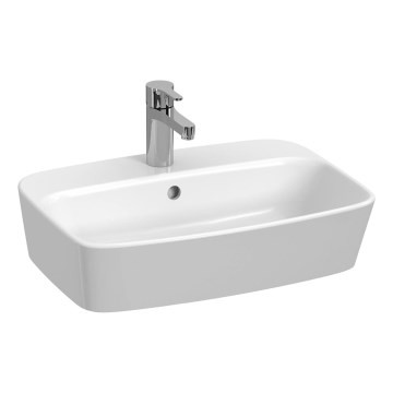 JIKA H8183820001041 - Басейн с плот LYRA 55x40 см керамика/бял