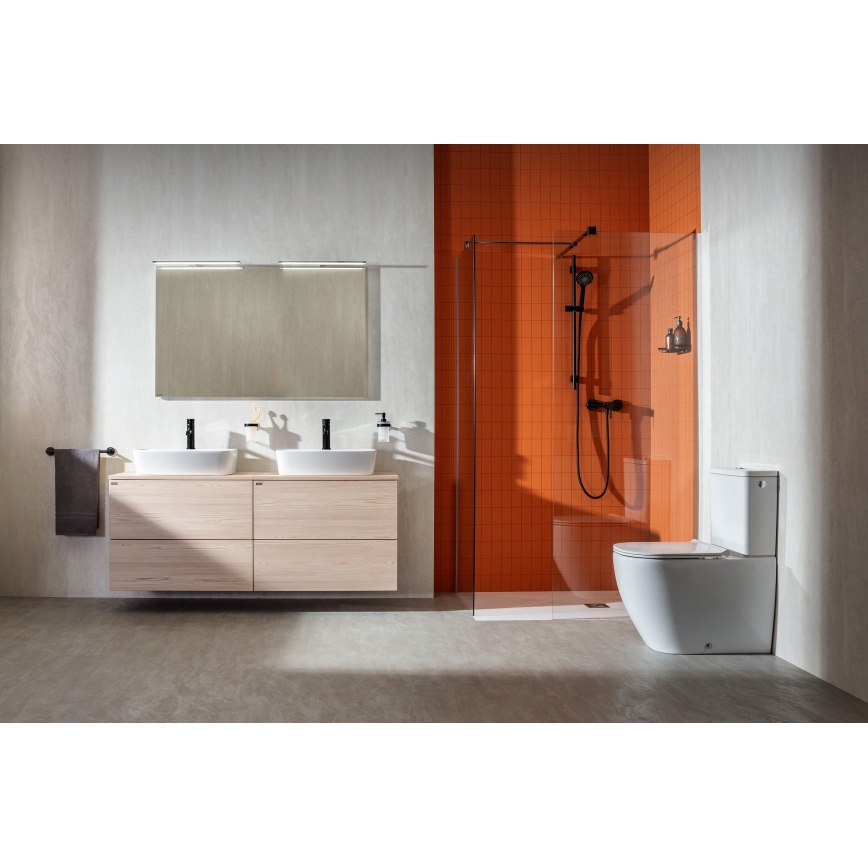JIKA H8183820001041 - Басейн с плот LYRA 55x40 см керамика/бял