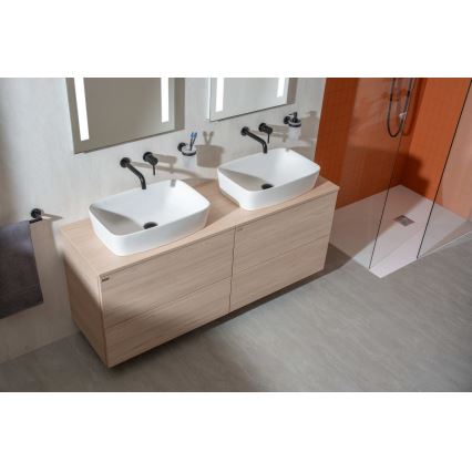 JIKA H8183820001041 - Басейн с плот LYRA 55x40 см керамика/бял