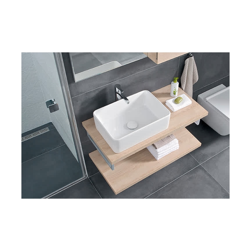 JIKA H8184230001121 - Басейн с плот CUBITO 50x35 см керамика/бял
