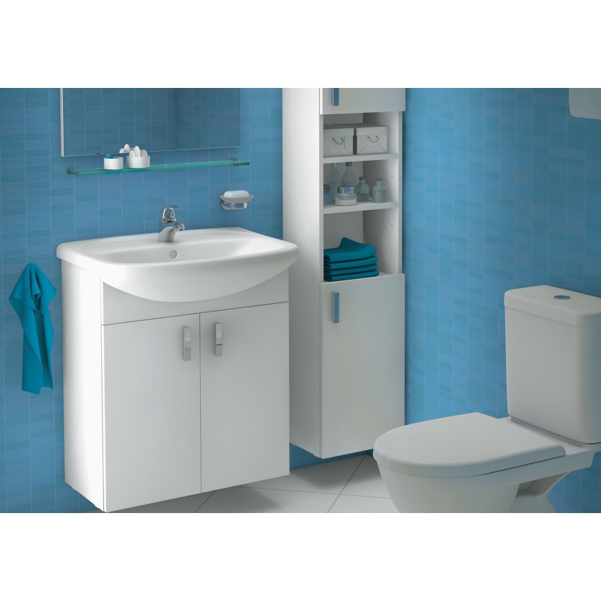 JIKA H8263870002413 - Компактна тоалетна с долно казанче LYRA керамика/бял