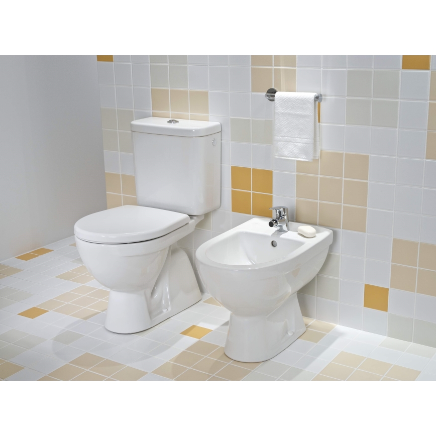 JIKA H8263870002413 - Компактна тоалетна с долно казанче LYRA керамика/бял