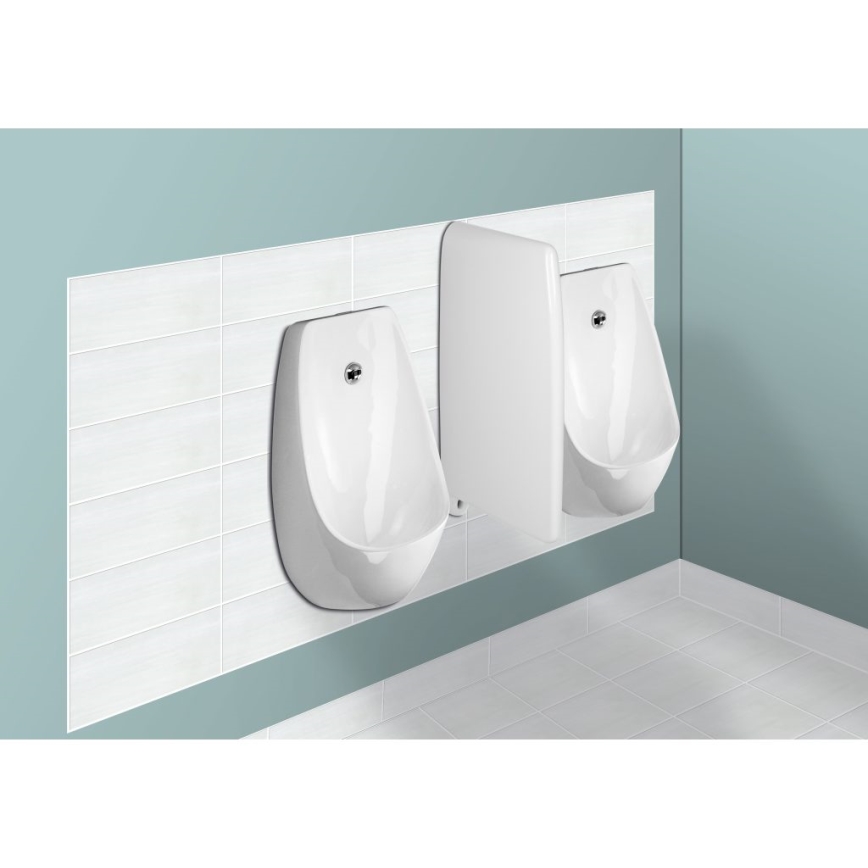 JIKA H8411010004871 - Писоар сензорен DOMINO 24V, заден вход и изход, керамика/бял