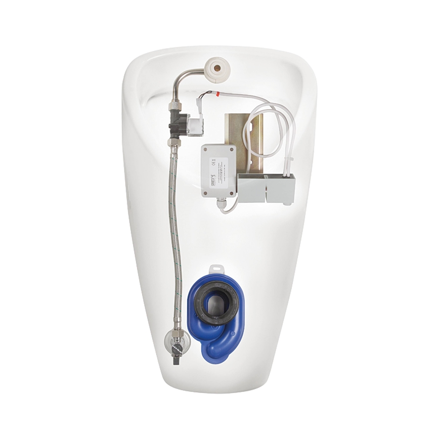JIKA H8430700004901 - Писоар със сензор GOLEM 230V вътрешен вход, заден отток керамика/бял