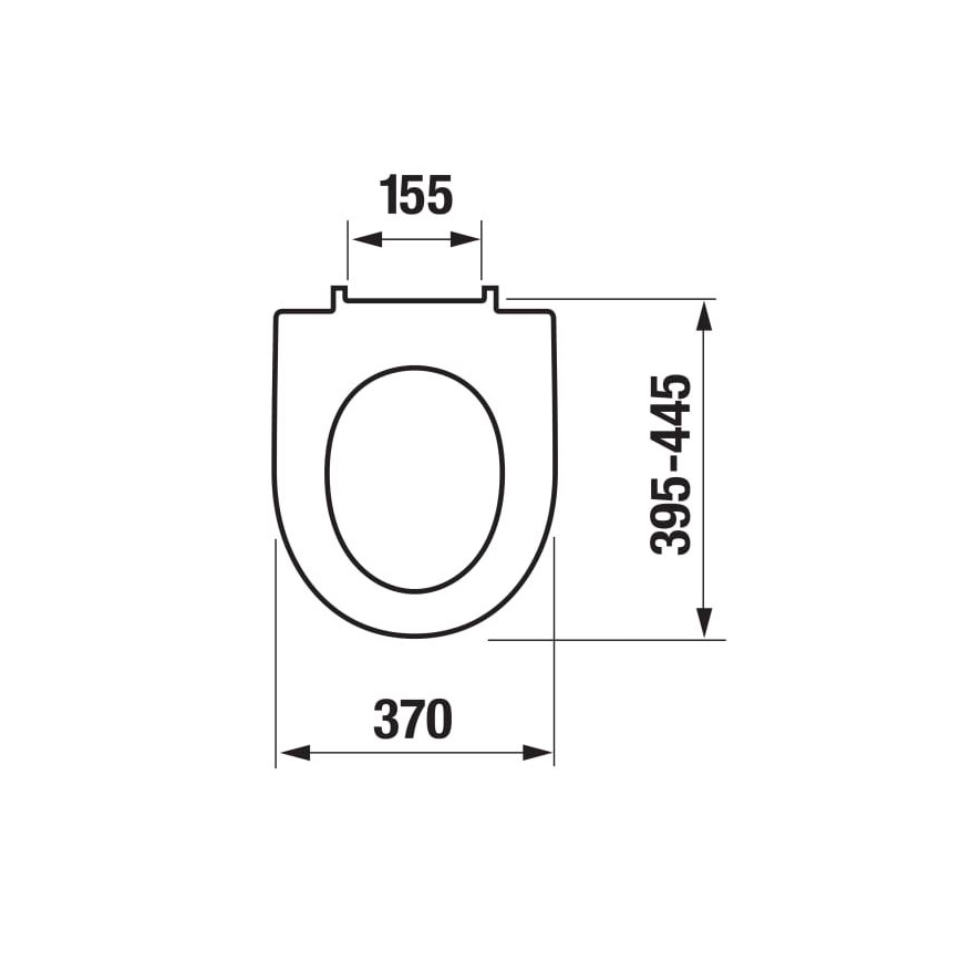JIKA H8903850000631 - Тоалетна седалка SoftClose LYRA duroplast/бял