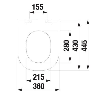 JIKA H8917167570631 - Тоалетна седалка SoftClose MIO от дуропласт/бяла