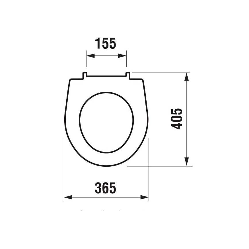 JIKA H8933803000631 - Тоалетна седалка LYRA дуропласт/бяла