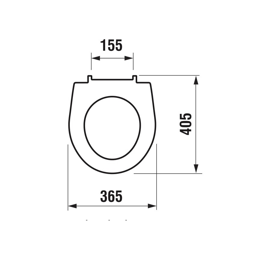 JIKA H8933813000001 - Тоалетна седалка SoftClose LYRA дуропласт/бяла