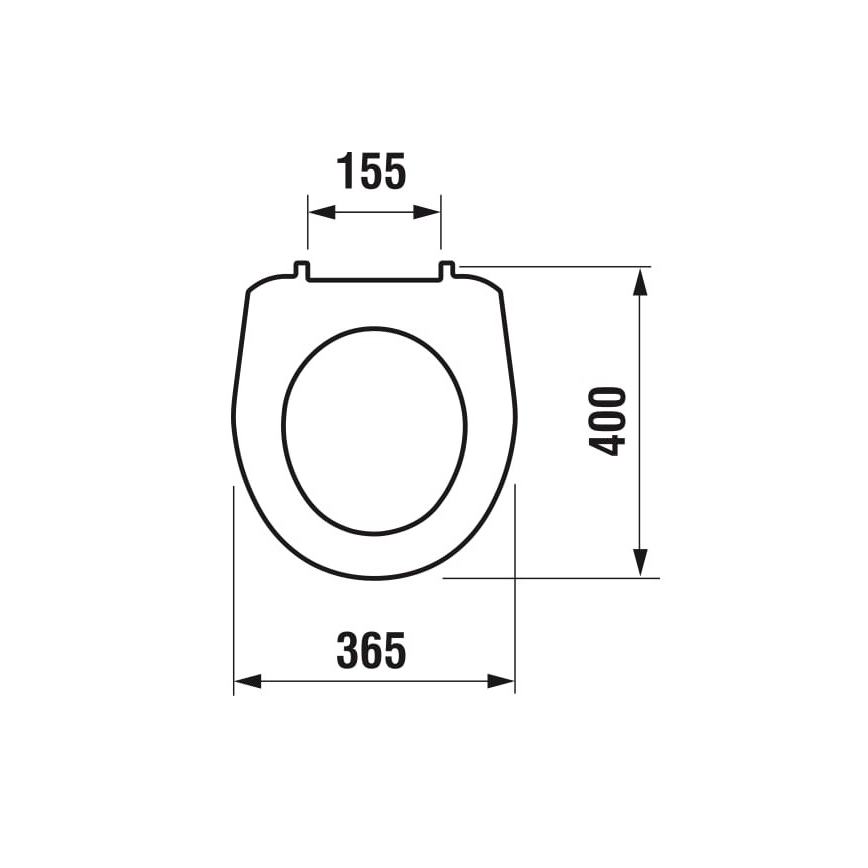 JIKA H8933830000001 - Тоалетна седалка LYRA термопласт/бяла
