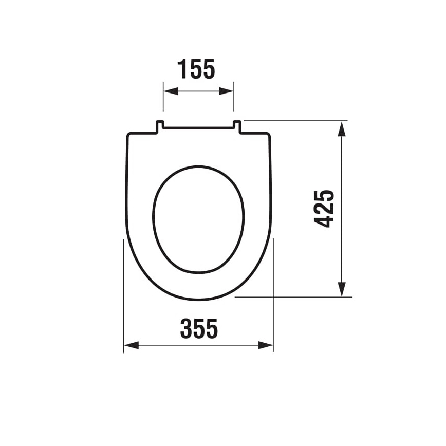 JIKA H8933853000001 - Тоалетна седалка SoftClose LYRA дуропласт/бяла