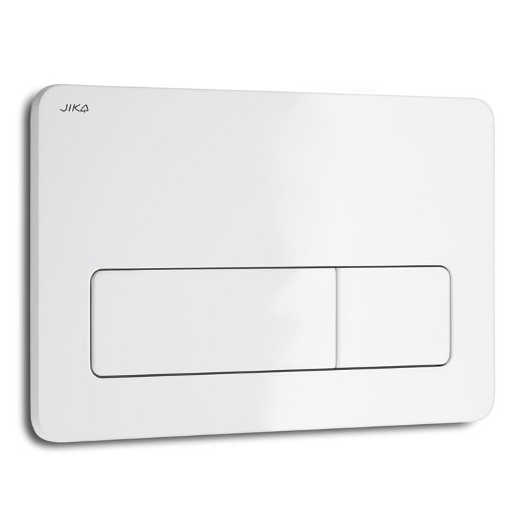 JIKA H8936620000001 - Двуклавишен бутон за промиване DUAL PRO, бял