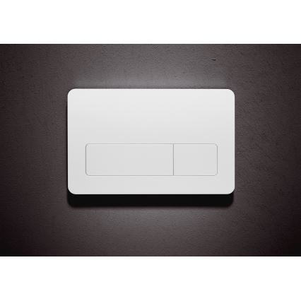 JIKA H8936620000001 - Двуклавишен бутон за промиване DUAL PRO, бял