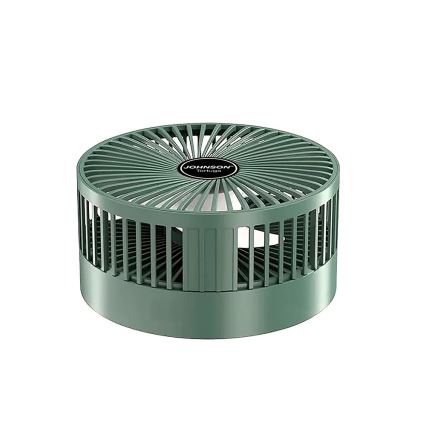 JOHNSON - Акумулаторен настолен вентилатор TORTUGA 5W/3,7V 1200 mAh Ø 16,5 см зелен