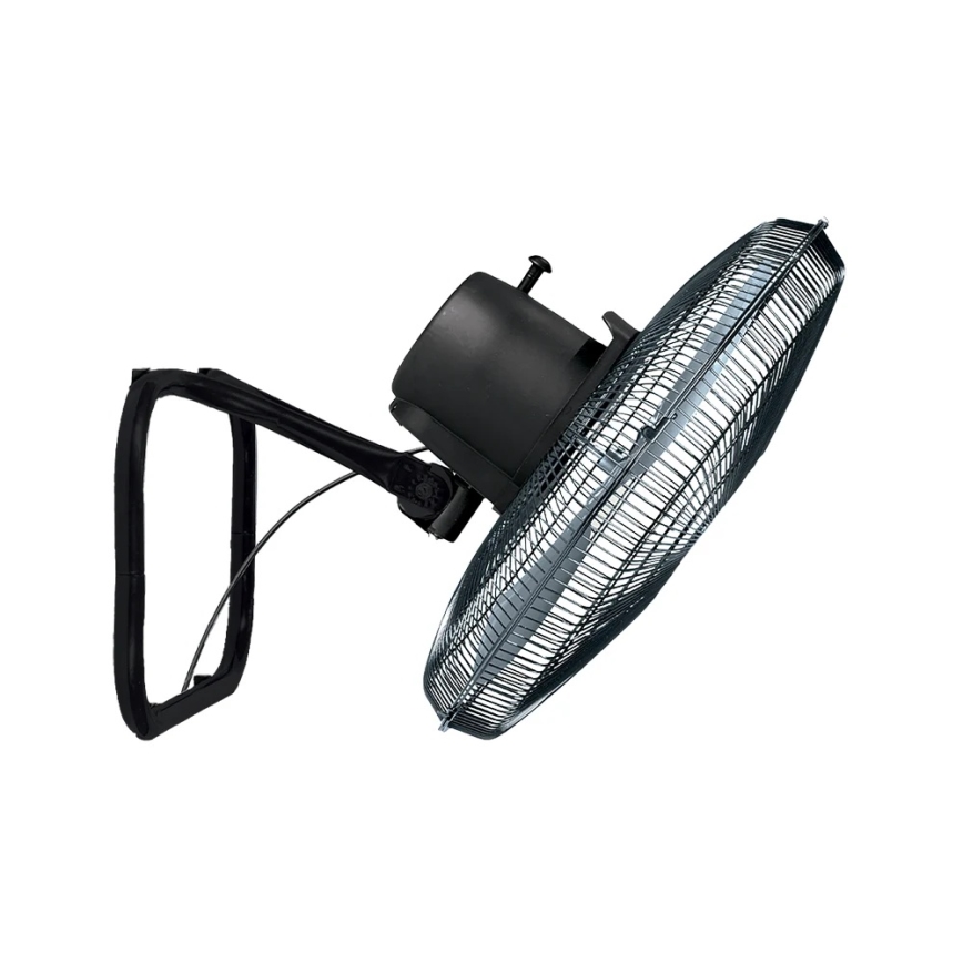 JOHNSON - Стоящ вентилатор 3 в 1 WOOD 80W/230V 130 см черен/бежов