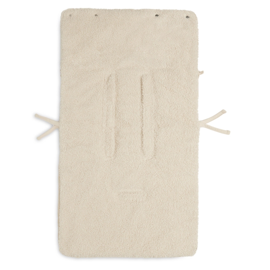 Jollein - Чувал за детско автомобилно столче BOUCLE 42x82 см натурален