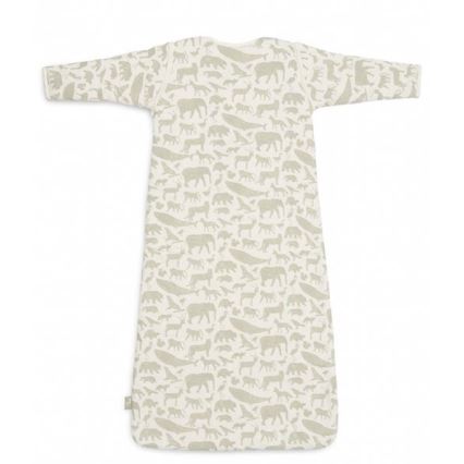 Jollein - Спален чувал 2в1 6-18 месеци 3 TOG Animals маслинено зелен