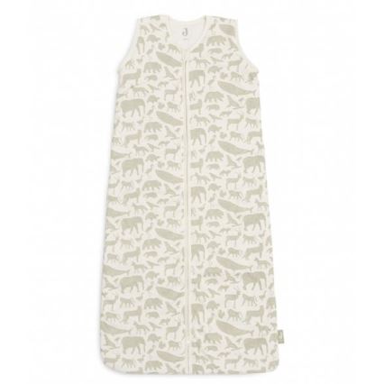 Jollein - Спален чувал 2в1 6-18 месеци 3 TOG Animals маслинено зелен
