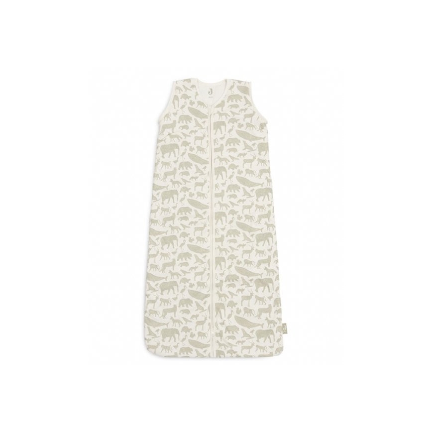 Jollein - Спален чувал 2в1 6-18 месеци 3 TOG Animals маслинено зелен