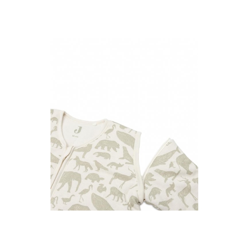 Jollein - Спален чувал 2в1 6-18 месеци 3 TOG Animals маслинено зелен