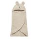 Jollein - Одеяло за повиване fleece Bunny 100x105 см нуга