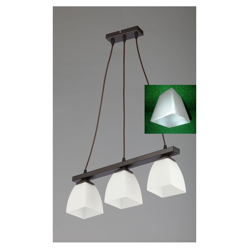 Jupiter 1111 - AB3 - Висящ полилей ALBA 3xE27/60W/230V