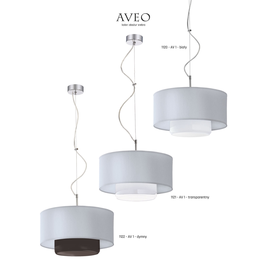 Jupiter - 1122 - Висящи лампи AVEO 1xE27/80W/230V