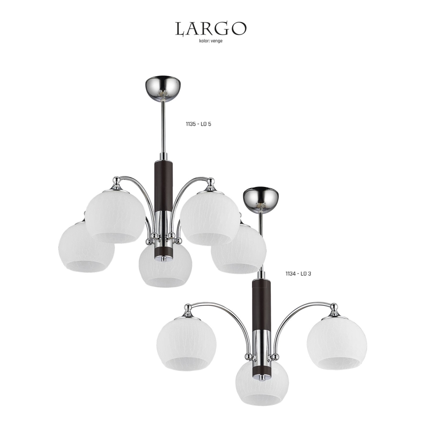 Jupiter 1135 - LO5VE - Висящи лампи LARGO 5xE27/60W/230V