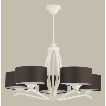 Jupiter 1192 - Висяща лампа KASZMIR 5xE27/60W/230V