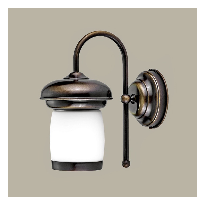 JUPITER 1265-LIVK - Стенна лампа LIV 1xE27/60W фурнир