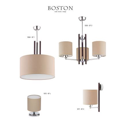 JUPITER 1268-BT1 - Полилей BOSTON 3xE14/40W