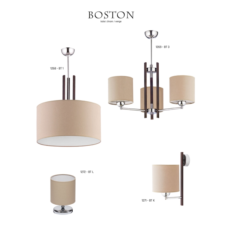 JUPITER 1268-BT1 - Полилей BOSTON 3xE14/40W