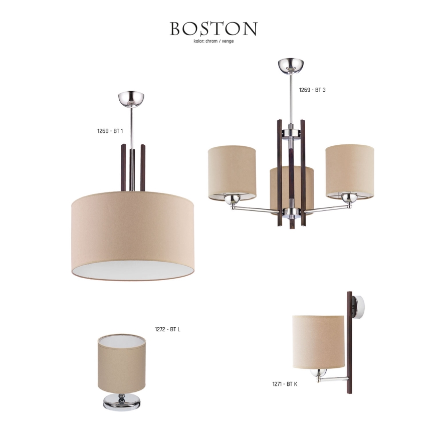 JUPITER 1269-BT3 - Полилей BOSTON 3xE27/60W